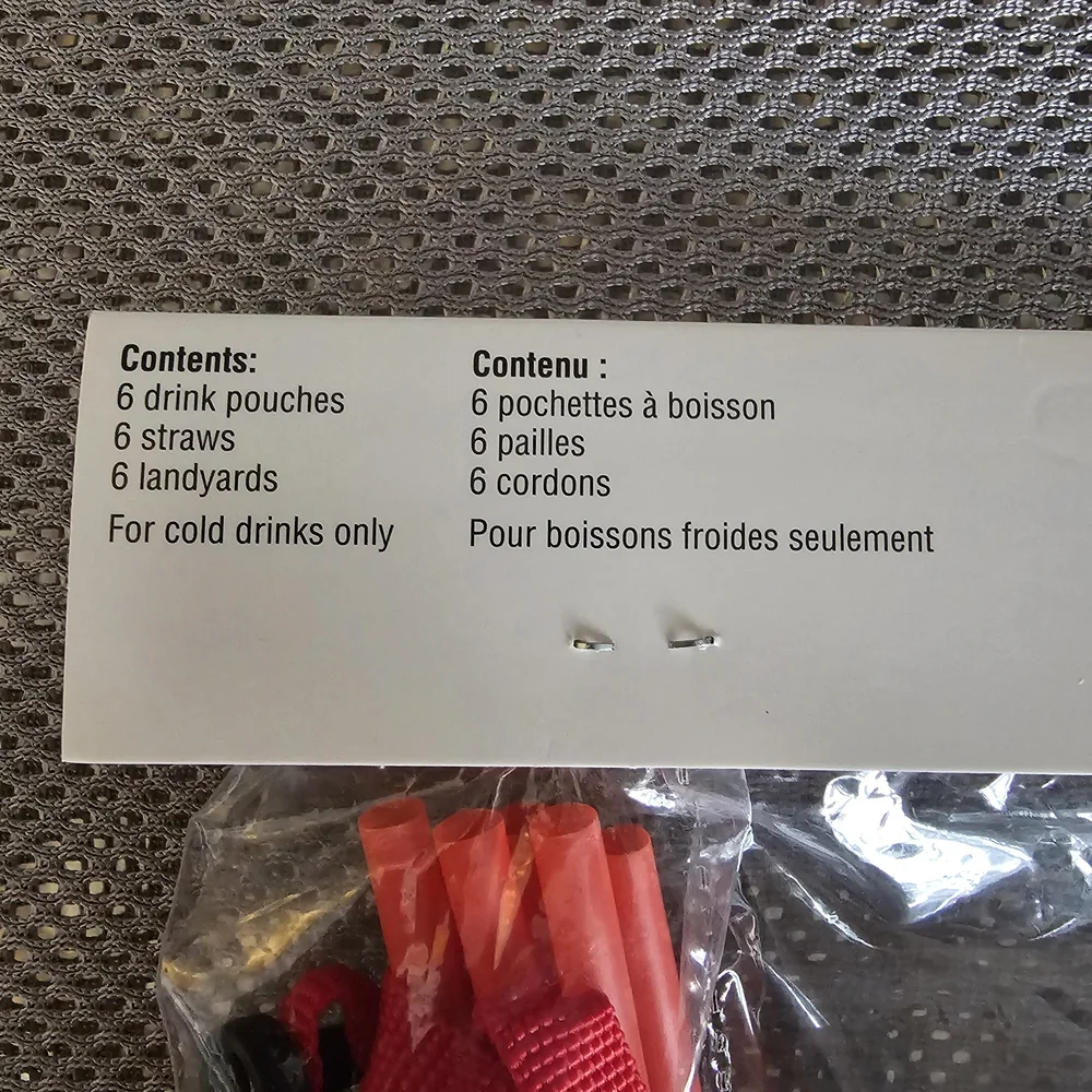 Multicolor 'Cheers' Party Pouches with Red Lanyards